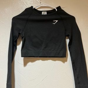 gymshark workout cropped long sleeve